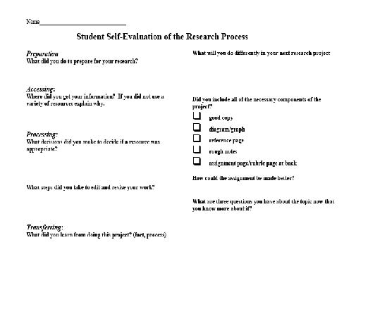 Dissertation Evaluation Form